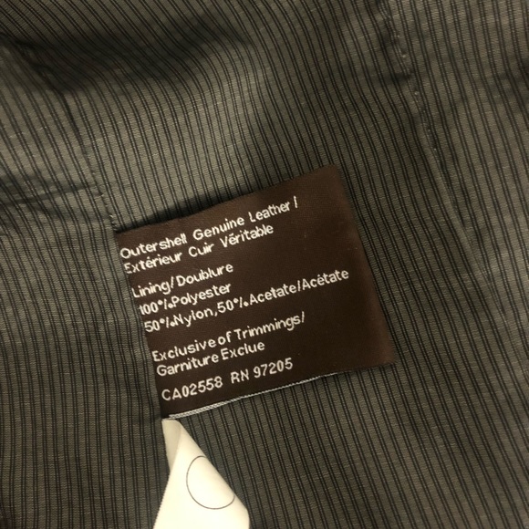 Danier brown super soft leather jacket - Picture 3 of 4